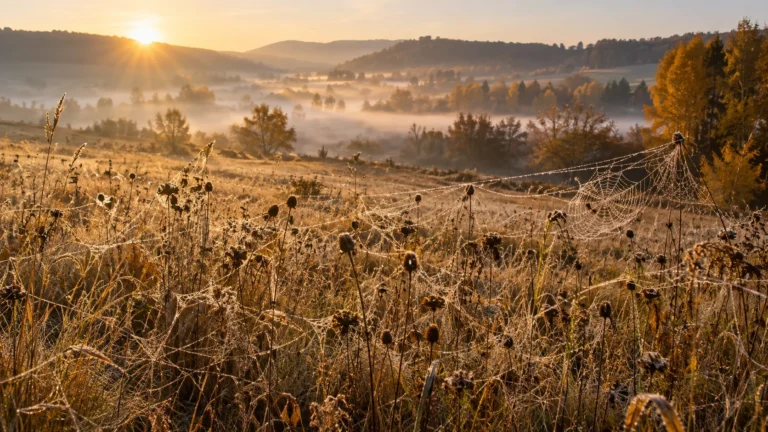 Babie leto prinesie tlaková výš nad Balkánom. Pavučiny mu dali meno aj znamenie