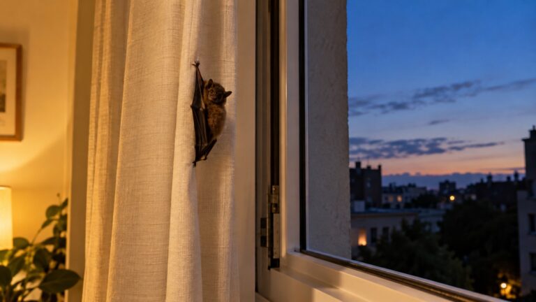 Netopier v byte na jeseň nie je náhoda. Často ho privedie otvorená ventilačka